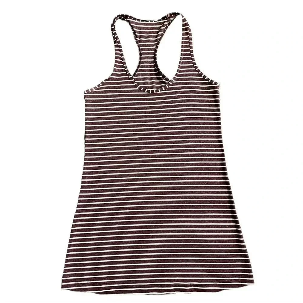 Lululemon Strip Racerback Workout Activewear Tank Top